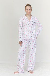 Піжамний фланелевий костюм з брюками Rose Galaxy (XS) FL0057-25-69 фото