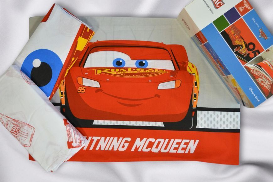 Подростковое постельное белье TAC Disney полуторное Cars Lightning 40626-К фото