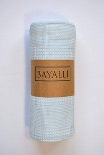 Вафельне простирадло-покривало Bayalli 160×230 см. A.Mavi 34174-К фото