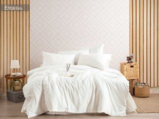 Постільна білизна Pupilla Natural Series євро Erica Ekru 41554-К фото