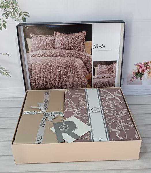 Постільна білизна Romeo Home Jacquard Satin Node розмір євро 60936 фото