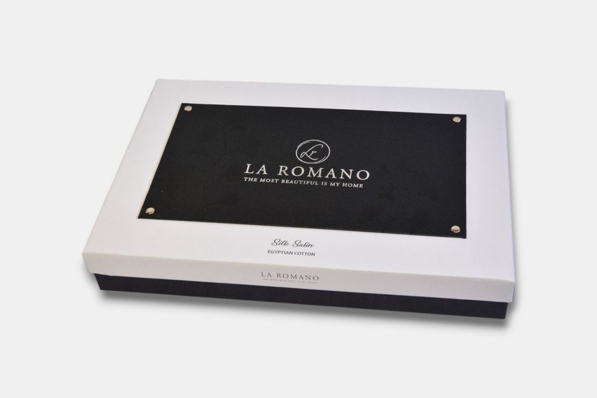 Постельное белье евро размер La Romano Silk Satin Florence Ash 40784-К фото