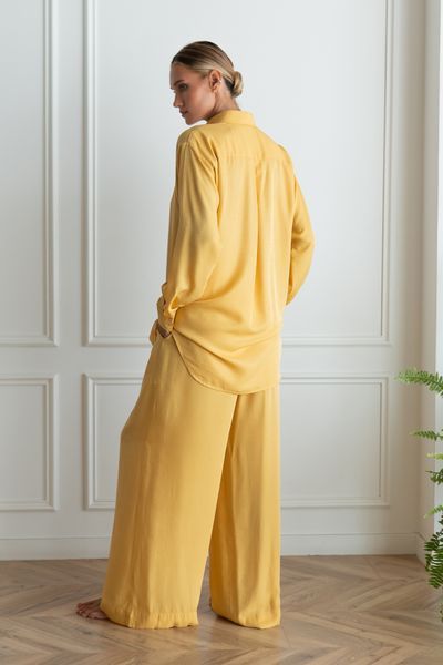 Костюм піжамний з брюками шовк/бавовна Lemon (XS-M) SL0088-89-69 фото