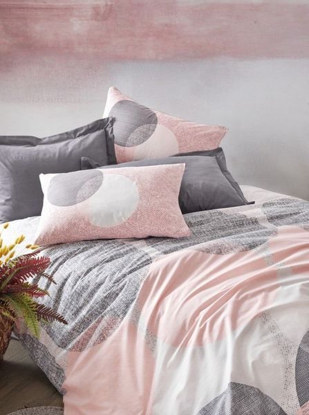 Постельное белье Cotton Box Leron Gri евро 1002820 фото