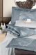 Постільна білизна First Choice Cotton Satin євро Sofira Indigo 15048-К фото 2