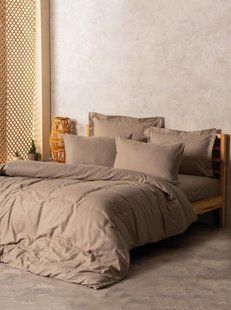 Постільна білизна Cotton Box Plaid Vizon ранфорс євро 1002865 фото