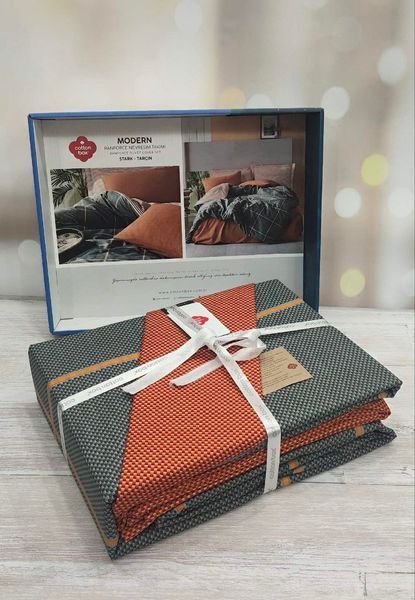 Постельное белье Cotton Box Modern Stark Tarcin ранфорс евро 1002892 фото