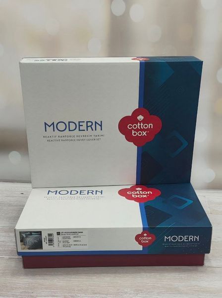 Постельное белье Cotton Box Modern Stark Tarcin ранфорс евро 1002892 фото