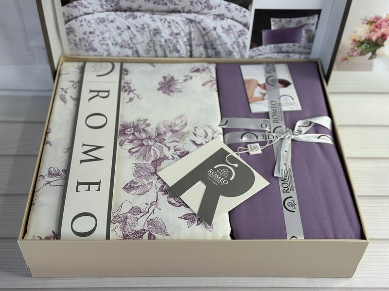 Постільна білизна Romeo Home Poplin Purtane розмір євро 6041 фото
