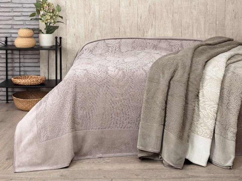 Махрове покривало Pupilla 220 х 240 см Carissa Cappuccino 34472.12 фото