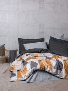 Постільна білизна Cotton Box Modern Giorno Gri ранфорс євро 1002893 фото