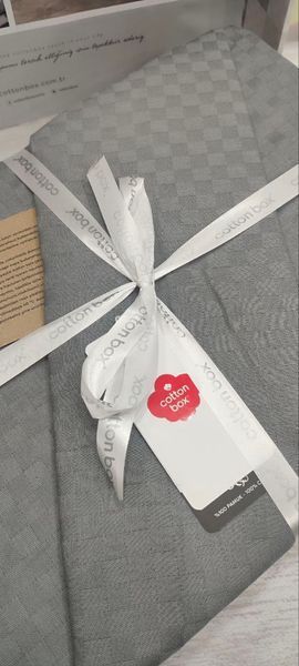 Постільна білизна Cotton Box Plaid Gri ранфорс євро 1002866 фото