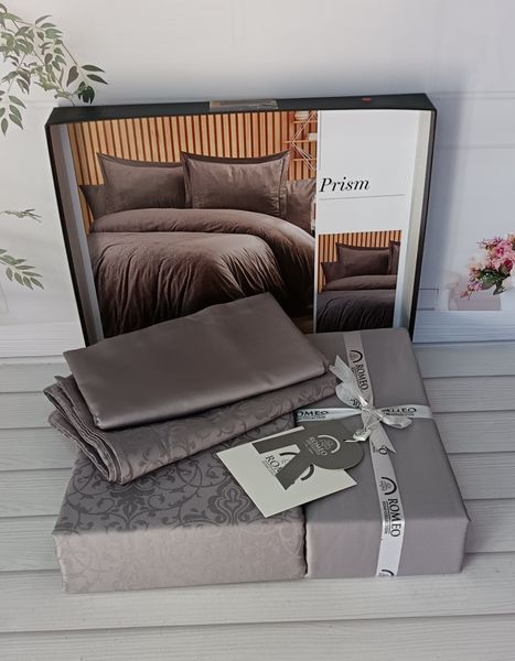 Постільна білизна Romeo Home Jacquard Satin Prism розмір євро 60939 фото