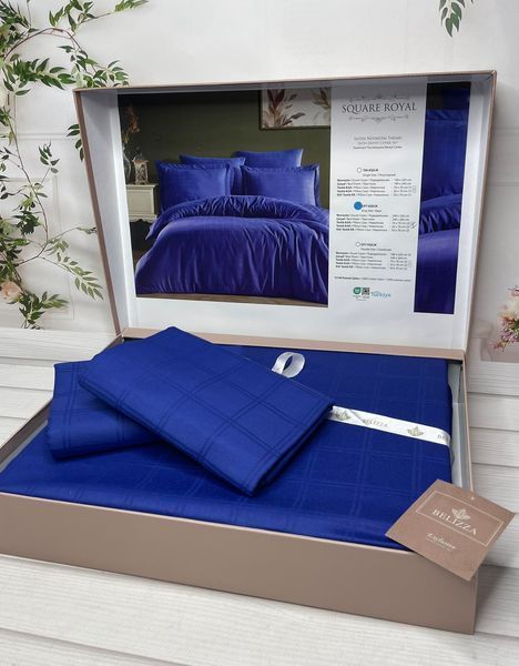Постельное белье Belizza Jacquard Satin евро Square royal 32862 фото