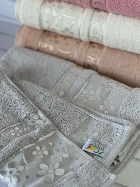 Набір махрових рушників Cestepe MicroCotton Premium Orkide 50х90 см лицеві 6 шт 6189 фото