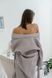 Жіночий Вафельний халат COSY шаль, лаванда S 301XL фото 3