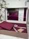 Постельное белье Belizza Jacquard Satin евро Square bordo 32863 фото 3