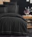Постельное белье евро First Choice Ranforce Deluxe Alisa Black 21101-К фото 1