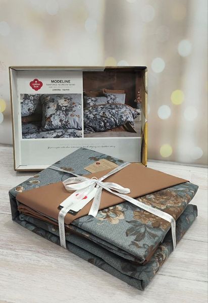 Постільна білизна Cotton Box Lenora Kahve євро 1002822 фото