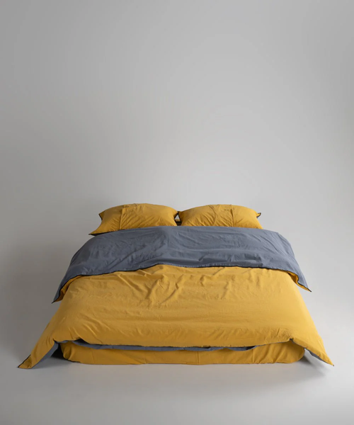 Постільна білизна Limasso Stonewashed Essualte розмір євро Honey-Castle Rok 40968-К фото