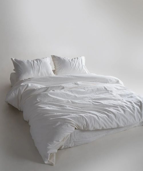Постільна білизна Limasso Stonewashed Ranforse євро Snow White 21436-К фото