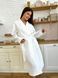 Женский вафельный халат COSY длинный, белый 2XL 1202XL фото 1