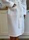 Женский вафельный халат COSY длинный, белый 2XL 1202XL фото 7
