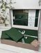 Постельное белье Belizza Jacquard Satin евро Square green 32864 фото 2
