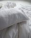 Постільна білизна Limasso Stonewashed Ranforse євро Snow White 21436-К фото 5