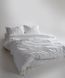 Постільна білизна Limasso Stonewashed Ranforse євро Snow White 21436-К фото 2