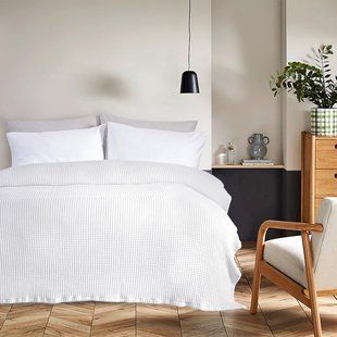 Покривало Lotus Home - Bellia off white молочно-білий 200*220 Бавовна 100% svt-2000022332392 фото