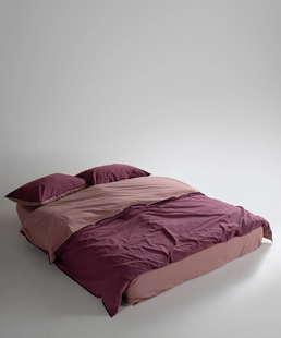 Постільна білизна Limasso Stonewashed Essualte розмір євро Old Rose-Roseberry 40969-К фото