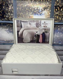Вязаный плед с помпонами 220 на 240 см Zeyd Home белый 1104108 фото