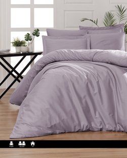 Постільна білизна First Choice Cotton Satin полуторний Snazzy Lavender 21246-К фото