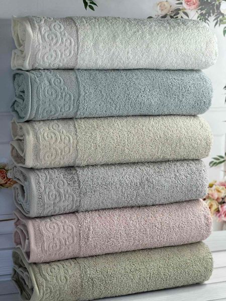 Набір махрових рушників Cestepe MicroCotton Premium Sila 50х90 см лицеві 6 шт 6183 фото