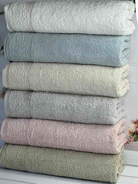 Набір махрових рушників Cestepe MicroCotton Premium Sila 50х90 см лицеві 6 шт 6183 фото