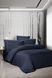 Постільна білизна сімейний розмір La Romano Premium Satin Rodel Navy Blue 41113-К фото 1