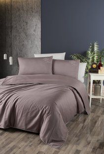 Постільна білизна First Choice Deluxe Satin євро Timeless Lilac 21197-К фото