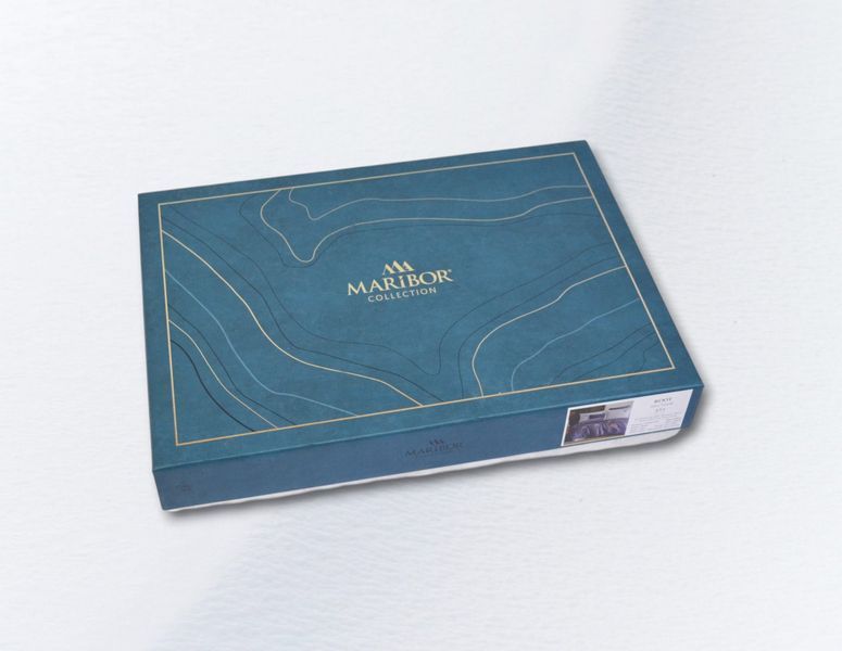 Комплект постільної білизни євро розмір Maribor Exclusive Satin Root Mor 40882-К фото