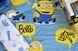 Підліткова постільна білизна TAC Disney полуторний Minions Bananas 40561-К фото 3