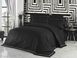 Постільна білизна First Choice Deluxe Satin євро Novel Line Black 21180-К фото 1