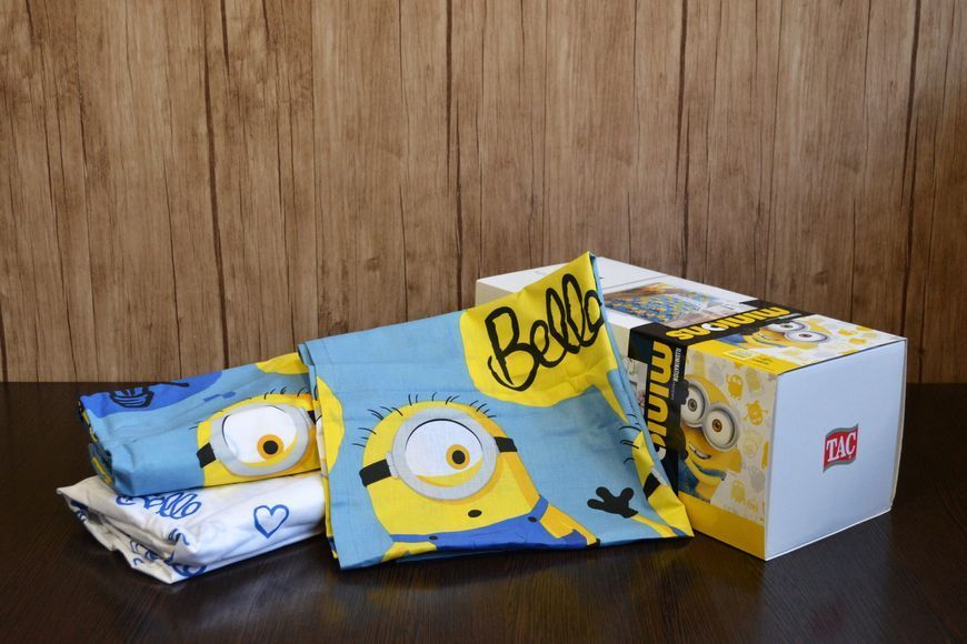 Підліткова постільна білизна TAC Disney полуторний Minions Bananas 40561-К фото