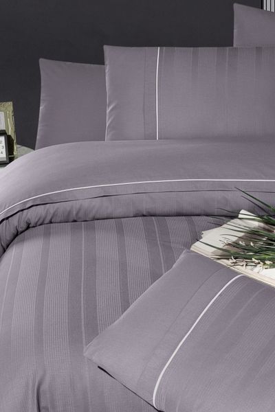 Постельное белье евро First Choice Ranforce Deluxe Fredan Lavender 15057-К фото