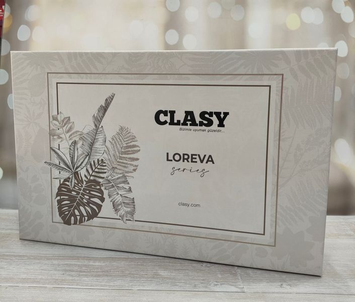 Комплект постельного белья с муслиновым пледом Clasy Loreva Organic Catton евро серый с кремовым 10098015 фото