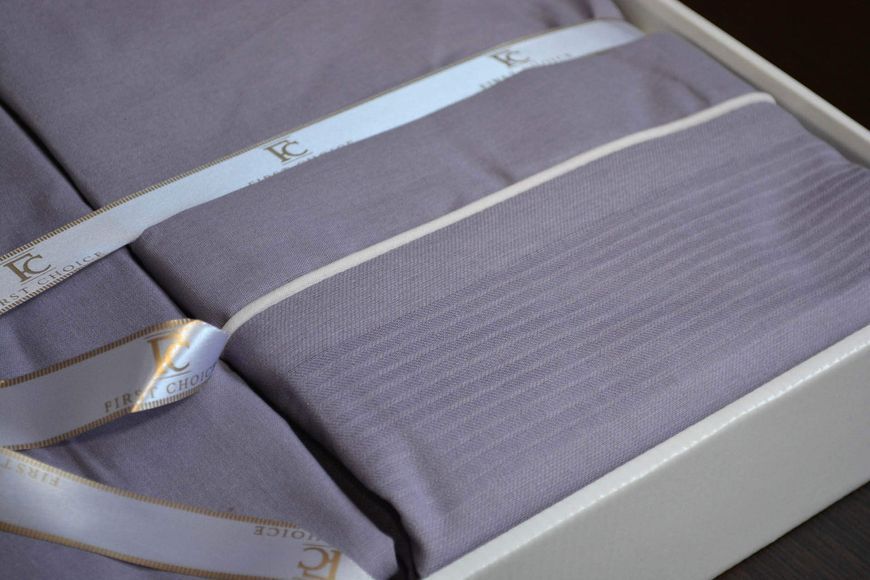 Постельное белье евро First Choice Ranforce Deluxe Fredan Lavender 15057-К фото