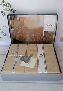 Постільна білизна Romeo Home Jacquard Satin Matrix розмір євро 60947 фото