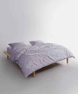 Постільна білизна Limasso Stonewashed Ranforse євро Inara Opal Grey 41604-К фото