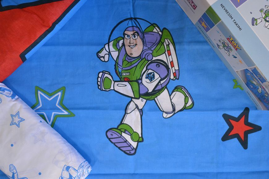 Підліткова постільна білизна TAC Disney полуторний ранфорс Toy Story Buzz 40081-К фото