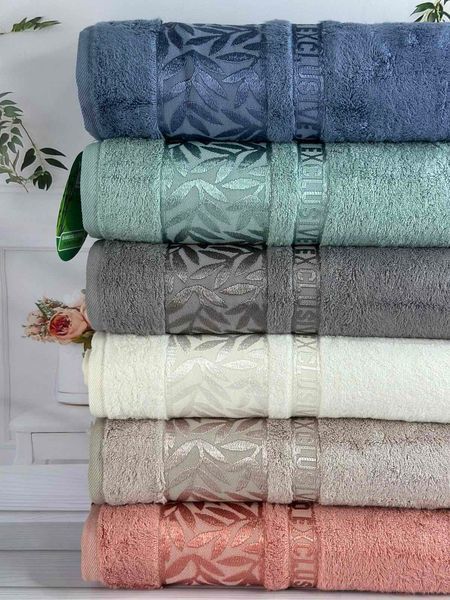 Набор бамбуковых полотенец Cestepe Bambuk Cherry 50х90 см лицевые 6 шт. 6165 фото