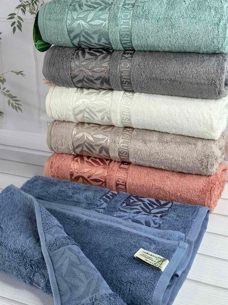Набор бамбуковых полотенец Cestepe Bambuk Cherry 50х90 см лицевые 6 шт. 6165 фото